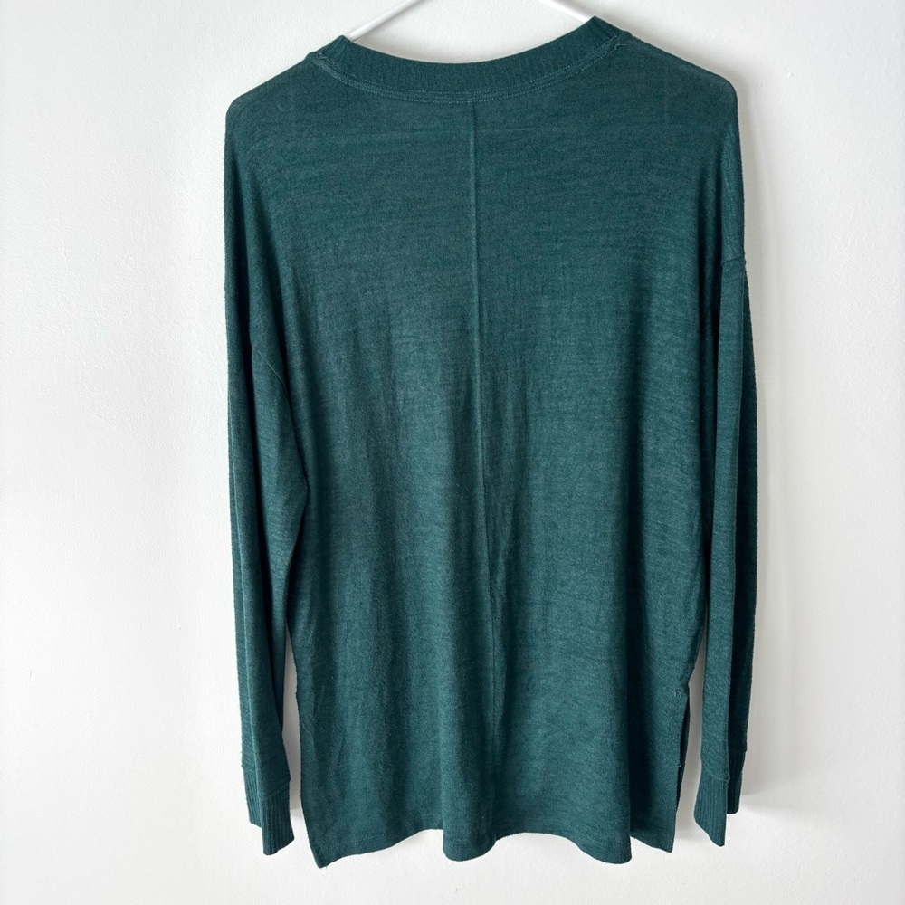 Abercrombie & Fitch Forest Green Soft A&F Cozy Knit Pullover Slouchy Oversized - Picture 7 of 8